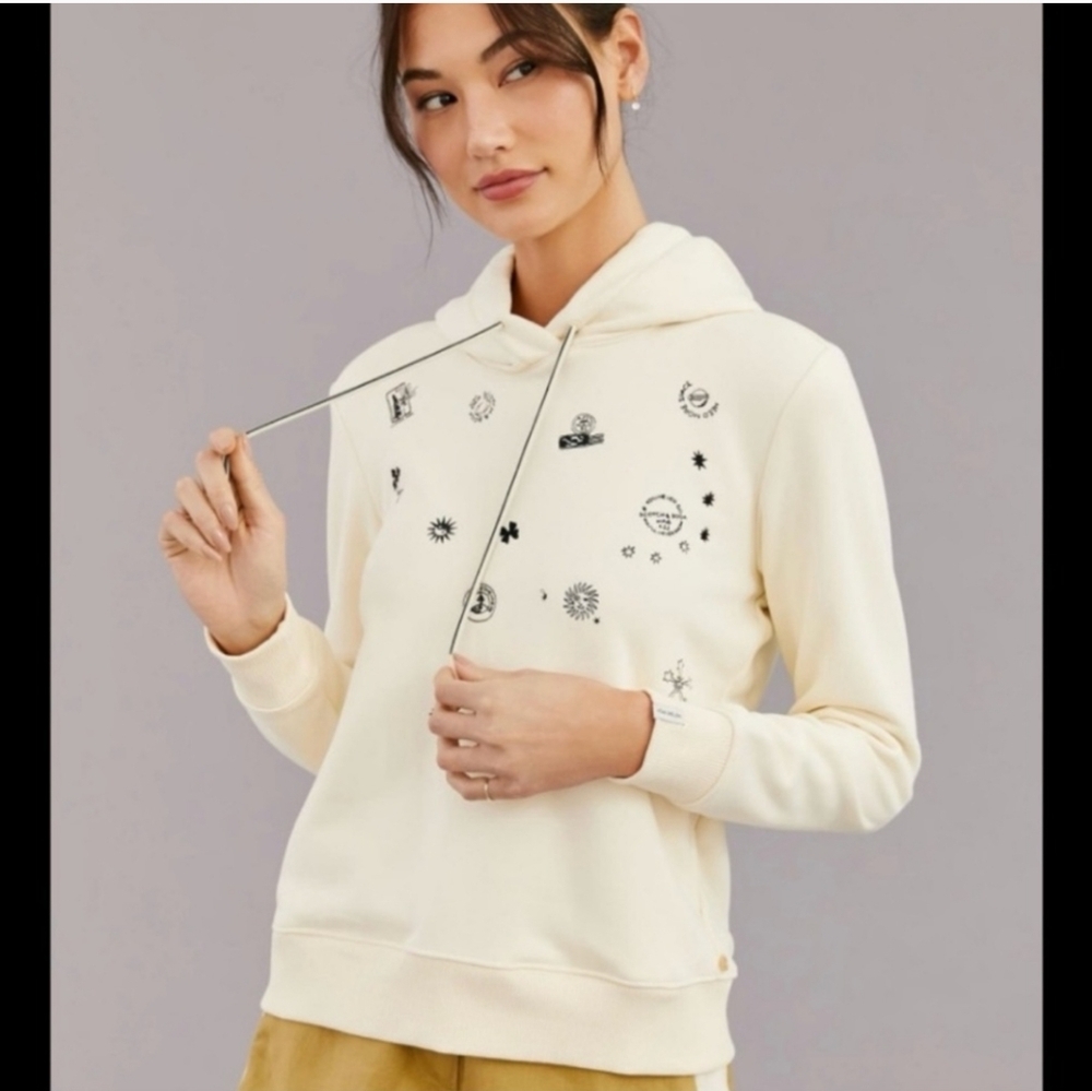 Scotch & Soda Graphic Hooded Sweatshirt Small - Picture 2 of 7